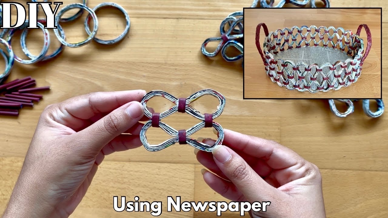 Super Genius!! DIY Basket Using Newspaper || Best Out Of Waste Idea