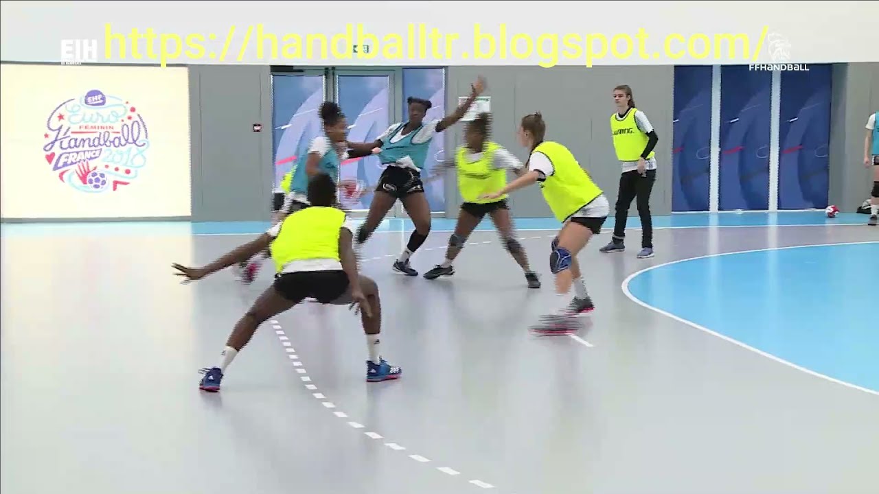 Handball training - Eric BARADAT - Extension of the game after the engagement part 2