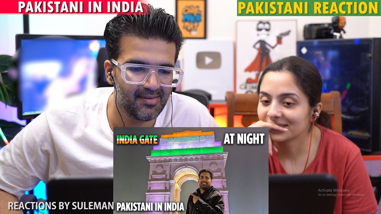 Pakistani Couple Reacts To Visiting India Gate | Pakistani In India | Indian Hospitality