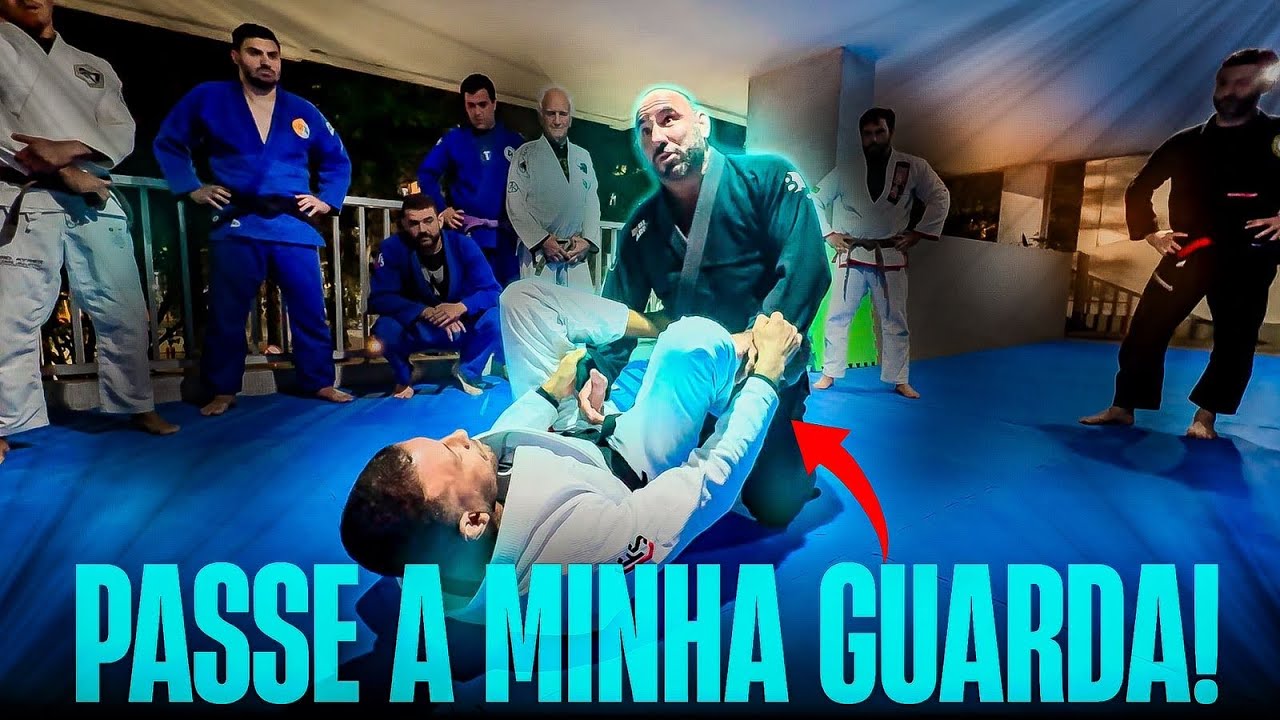 Passe a minha guarda! Odeio essa passagem quando estou por baixo. Mas adoro fazer!