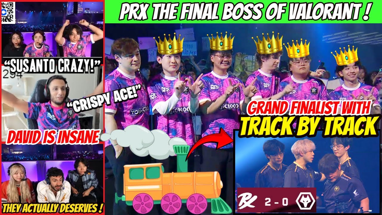 TenZ FNS Tarik Kyedae & Sliggy Reacts to PRX Insanely Destroyed Wolves Esports with W TRACK BY TRACK