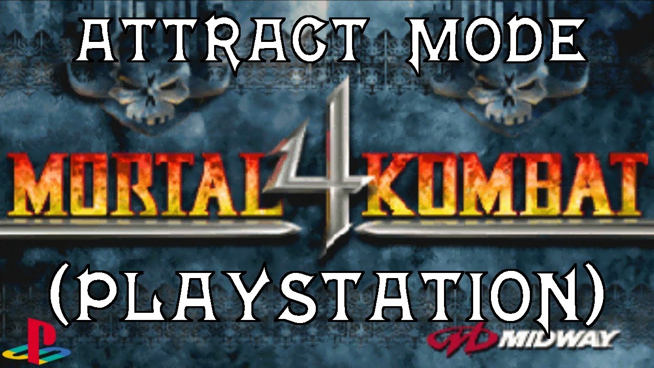Mortal Kombat 4: PlayStation Attract Mode (PlayStation 1) (1080p 60fps)