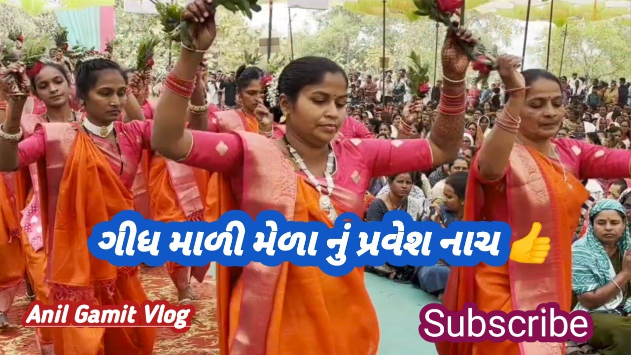 ગીધ માળી મેળા નું પ્રવેશ નાચ 📍🙌  gidh malii maa#praveshnaach #viral #dance #adivasidance #viral 