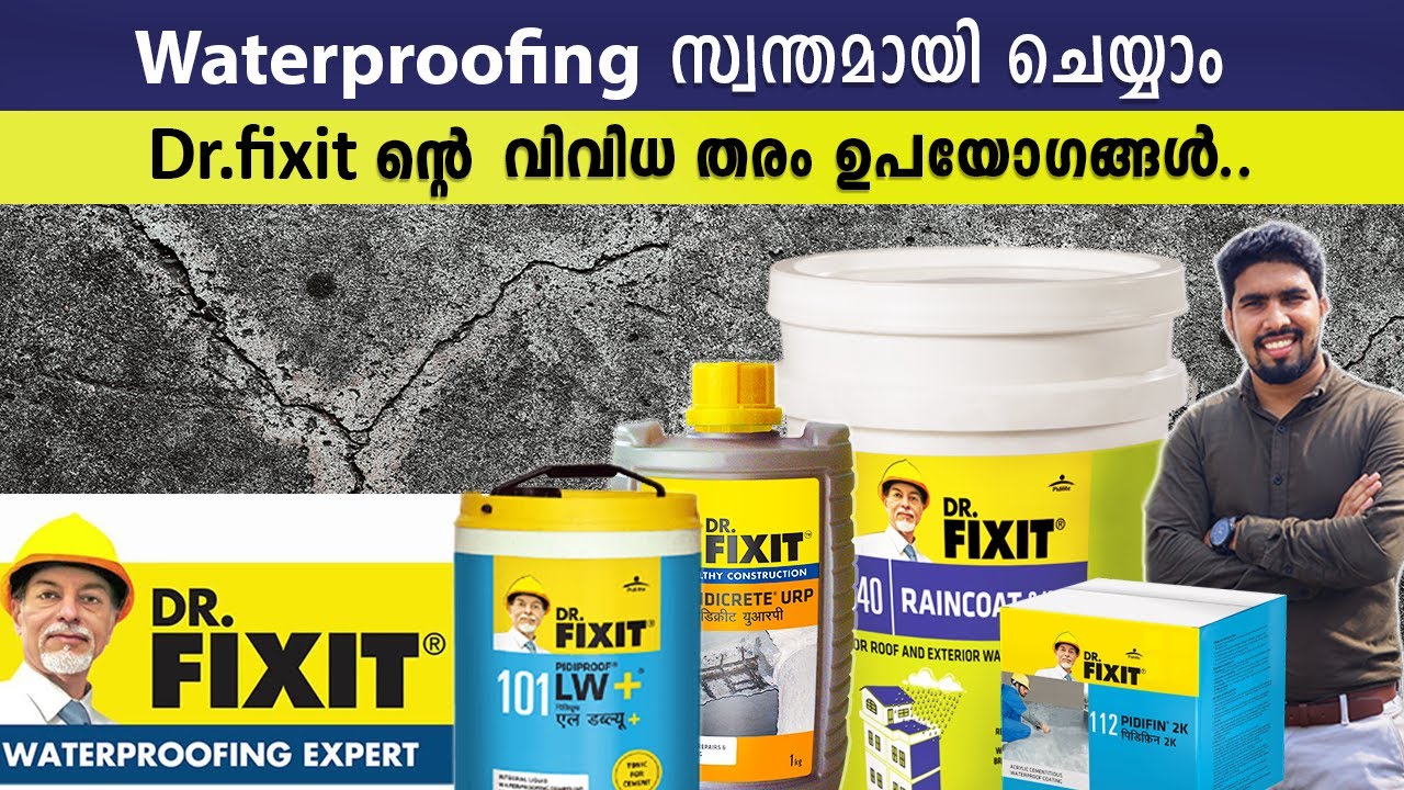 Home Waterproofing | Dr.Fixit | How to do water Proofing