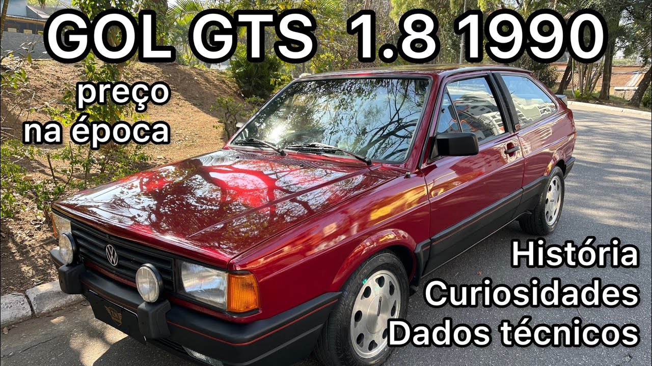 VOLKSWAGEN GOL GTS 1990: história, curiosidades, detalhes e preço na época
