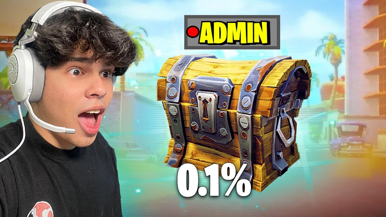 JUGU&Eacute; con EL COFRE DE DESARROLLADOR EX&Oacute;TICO en FORTNITE