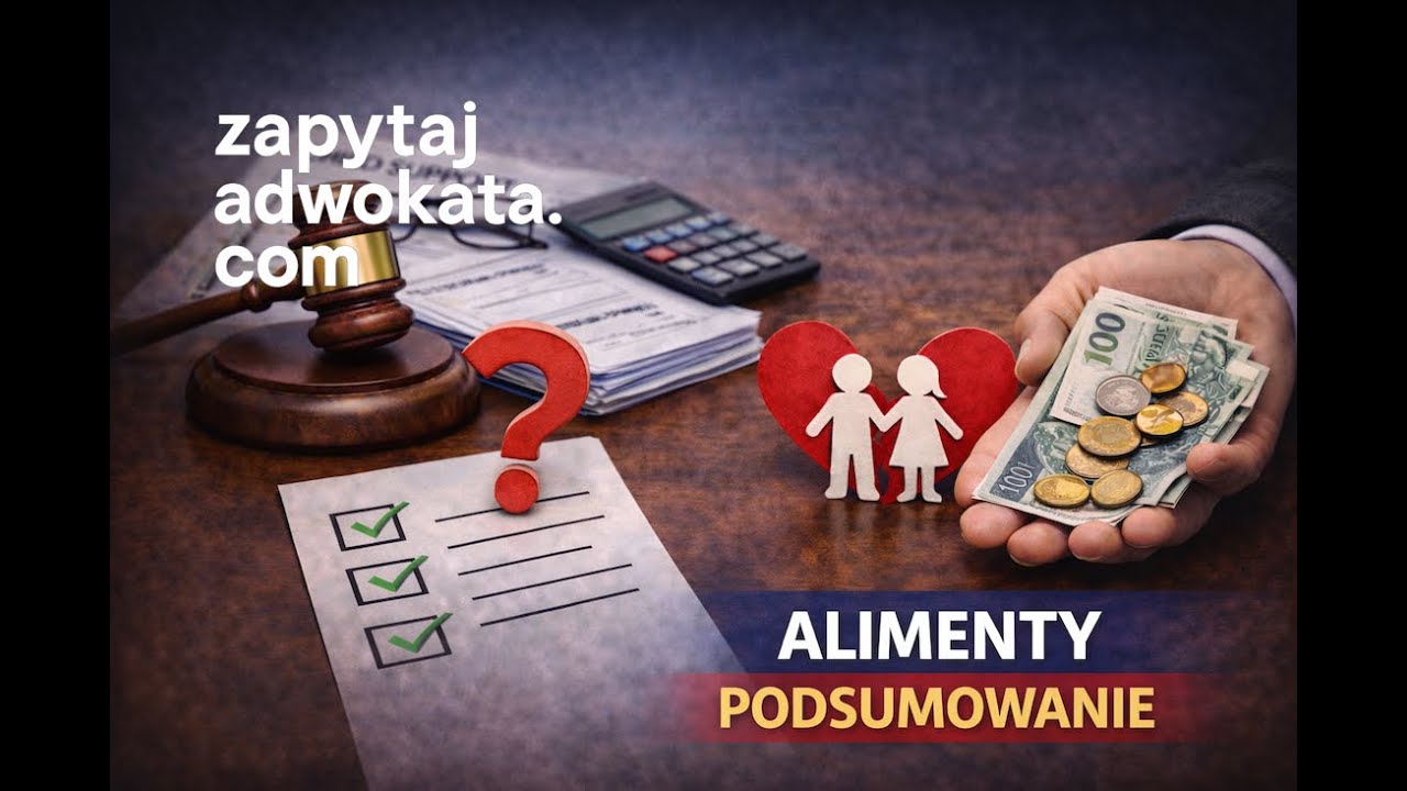 Zapytaj Adwokata - Odcinek 7: Alimenty na dziecko (Podsumowanie)