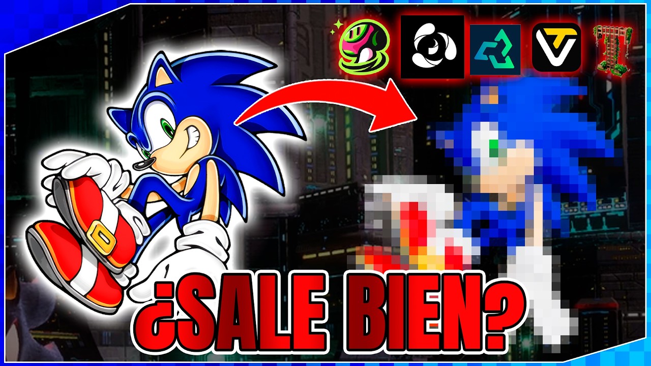 Le PEDÍ a 5 IA'S que RECREARAN a SONIC En 3D (No creeras el resultado)