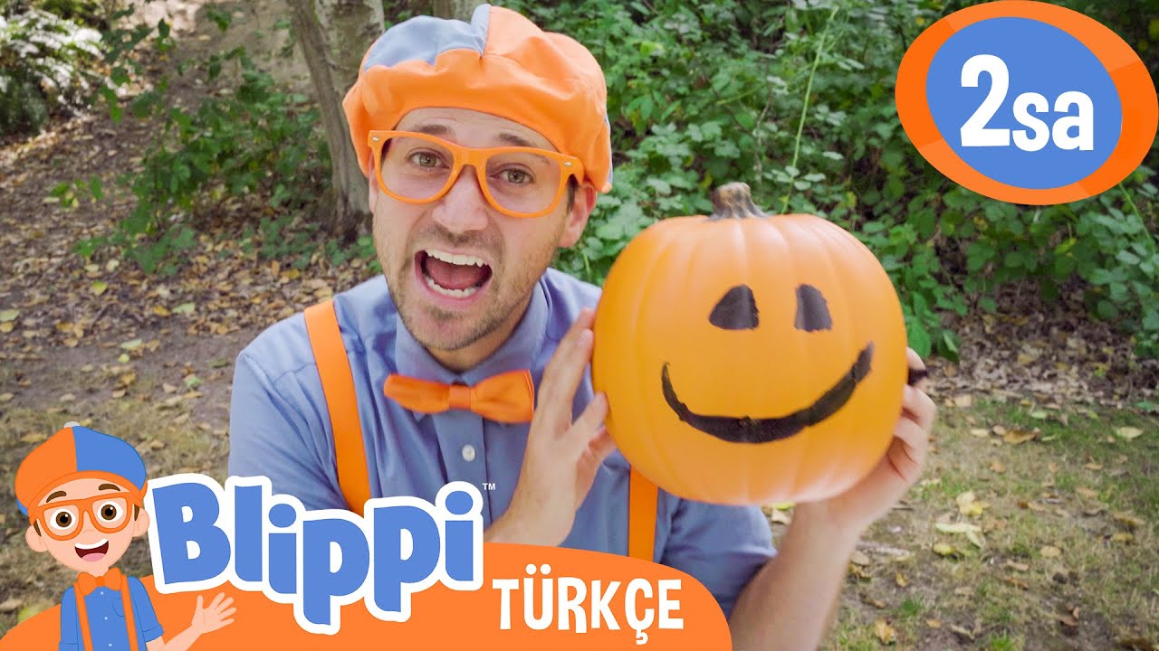 Blippi Balkabağı Parkı'nda 🎃 Balkabağı Süslemesi 🎃 Cadılar Bayramı Özel | Blippi Türkçe