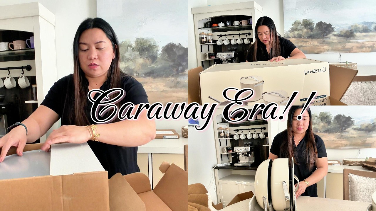 My Dream Cookware Is Finally Here! Caraway Unboxing 🤍 @carawayhome