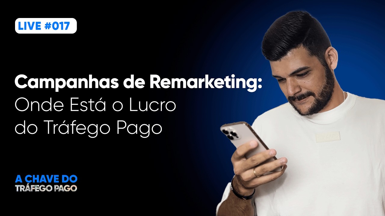 Live #017 – Campanhas de Remarketing: Onde Está o Lucro do Tráfego Pago