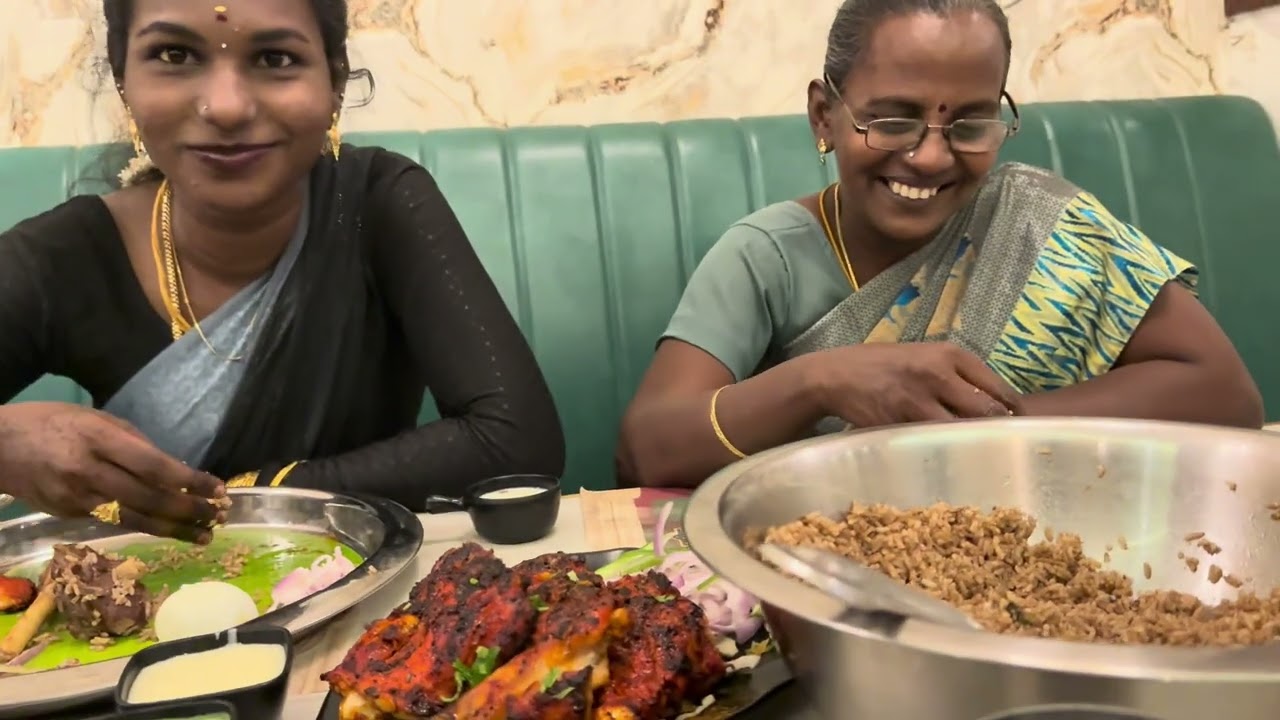 ||👍🏻😍Married 1st virunthu in RR Biriyani vlog😊❤️|| #videosfeed #autopayyanvlog #autocouplesvlog 
