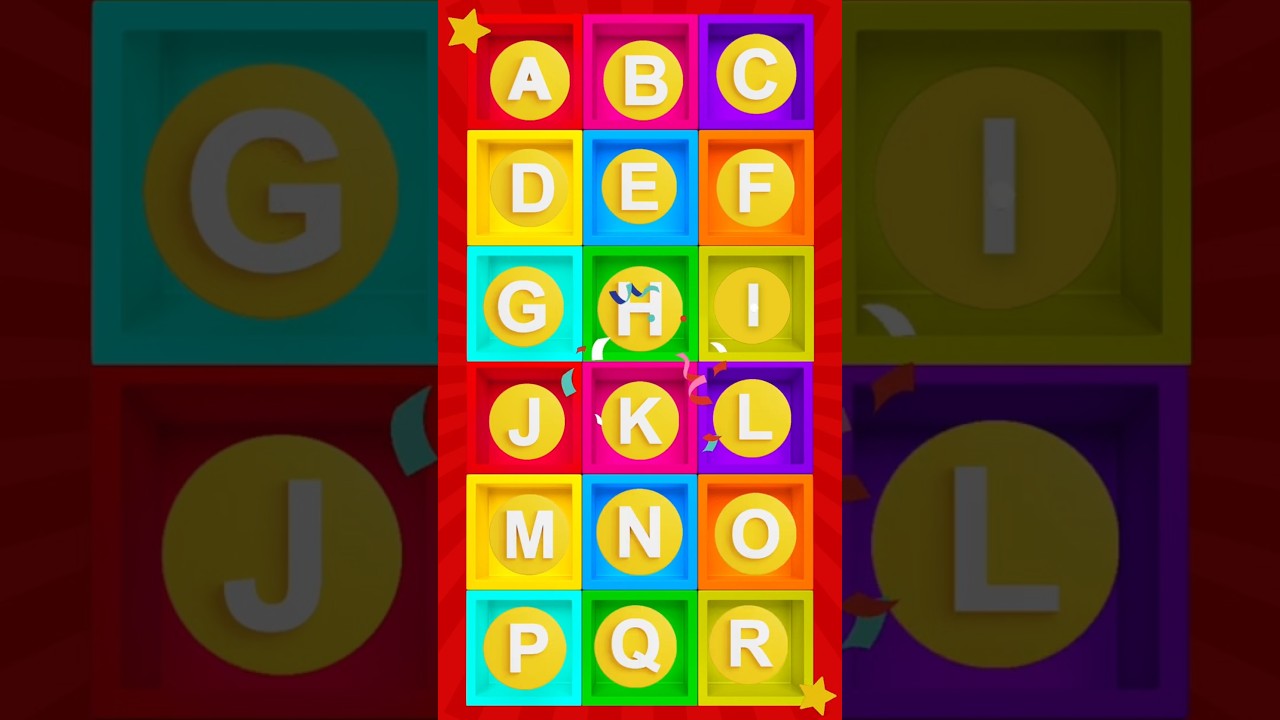 Big Letters Alphabet | ABC Song for Kids #learningabcs #abcs #abcsong #nurseryrhymes #kidssongs