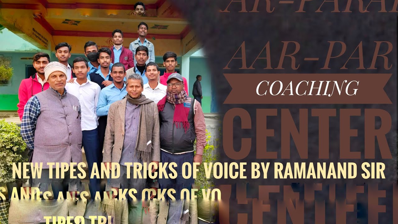 New tipes and tricks of voice by Ramanand Sir