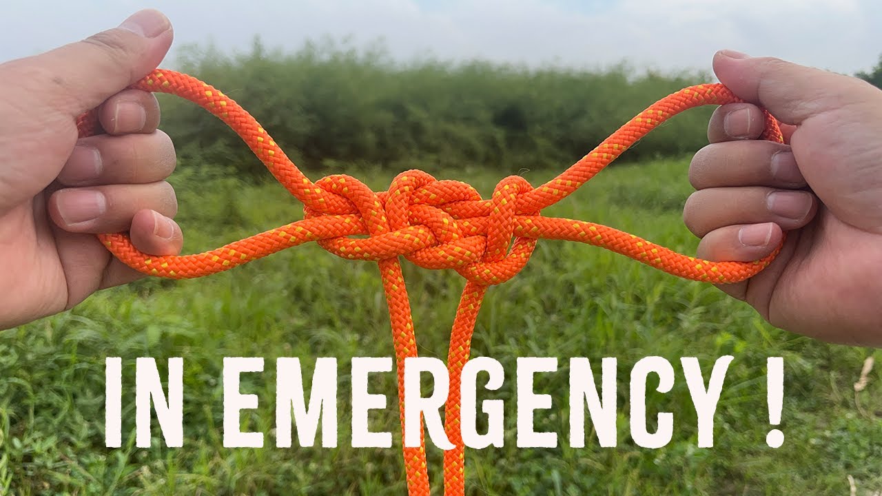 Absolutely the BEST Rescue Knot !! （Fireman's Chair Knot）