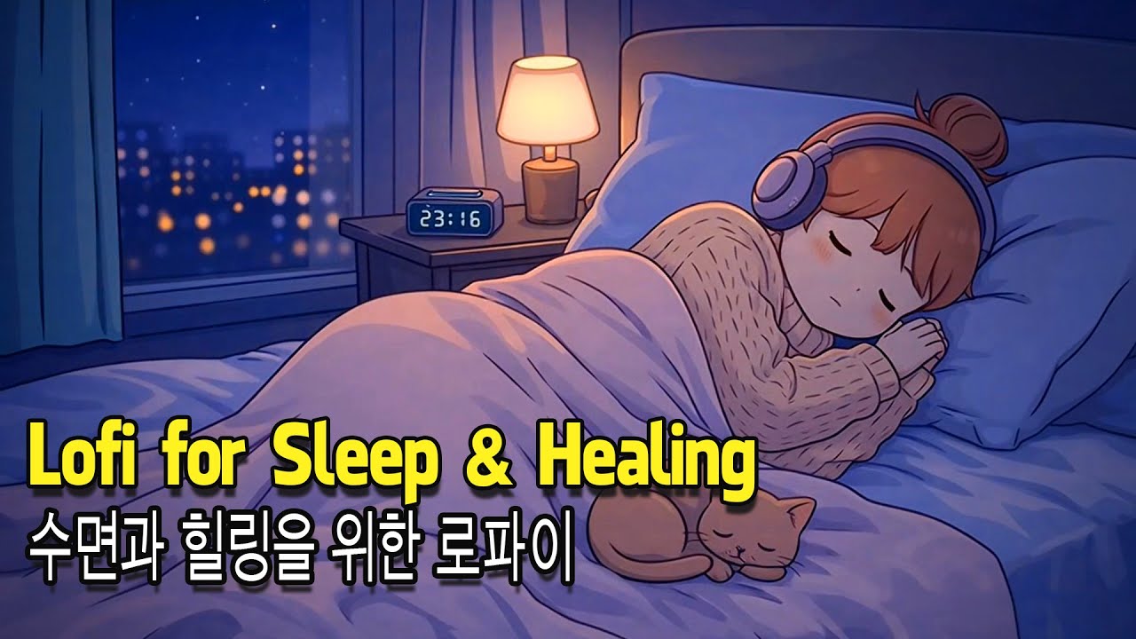 수면과 힐링을 위한 로파이 | Lofi for Sleep & Healing – Peaceful Night Music