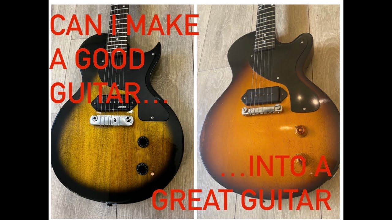 Can I make a good Vintage V120 as great as an Eastman SB55 or a Gibson Les Paul Junior? Part 1