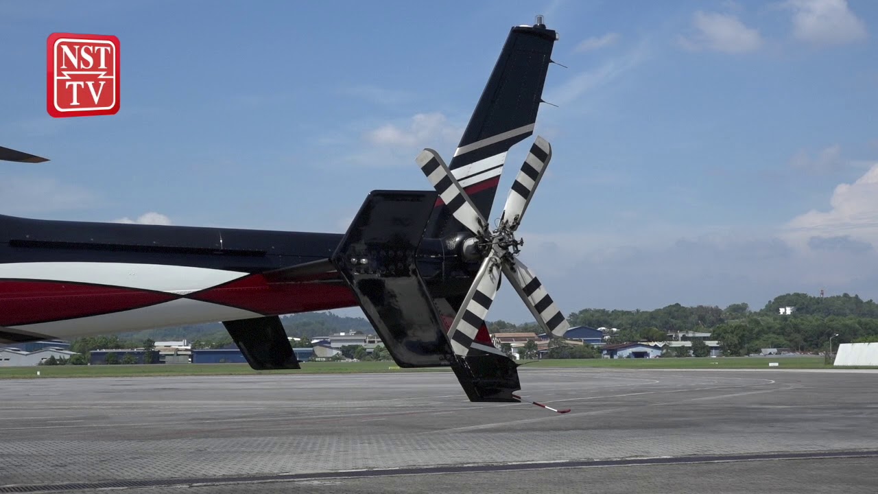 Flying in the Bell 429 helicopter