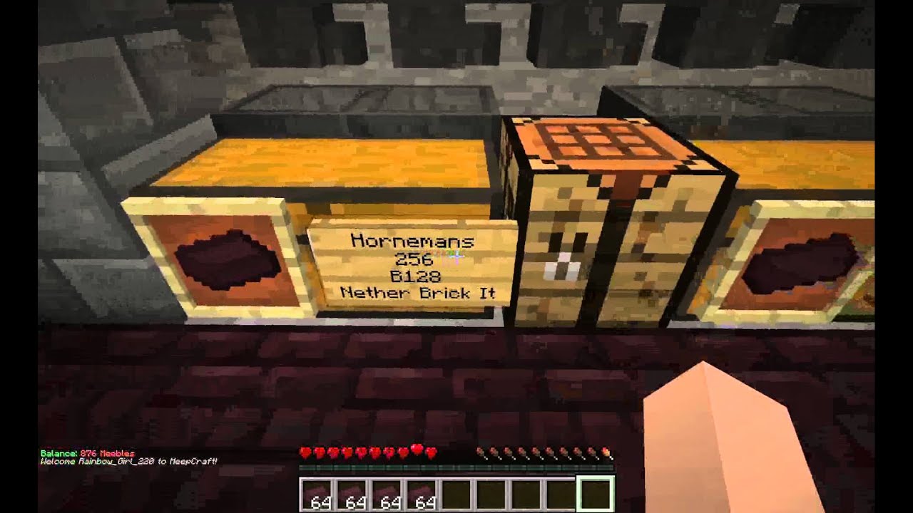 Hornemans MeepCraft.com - NetherBrick NetherBlock Factory: Training Video