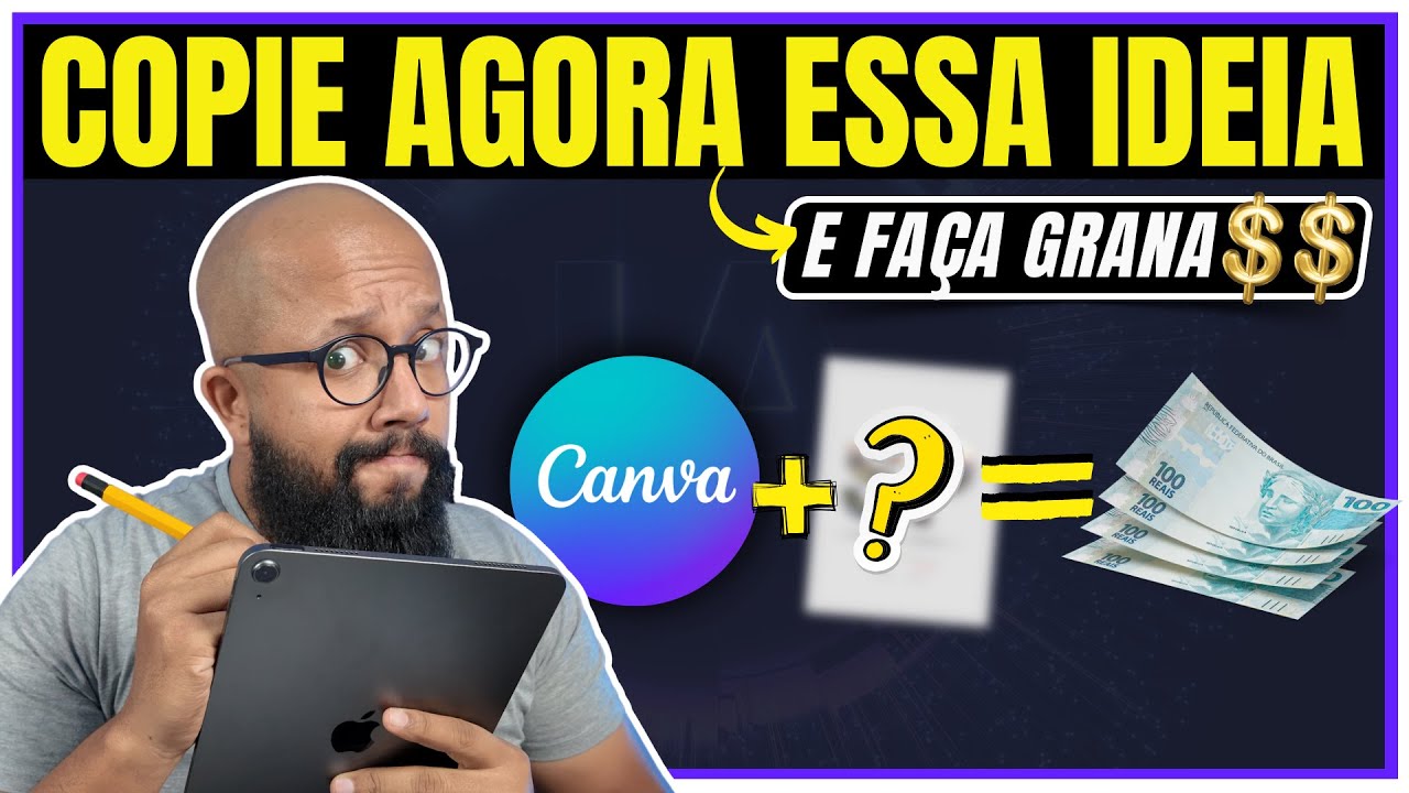 COPIE AGORA E FAÇA DINHEIRO COM o Canva 💰 - Ideia de Produto VENCEDOR!