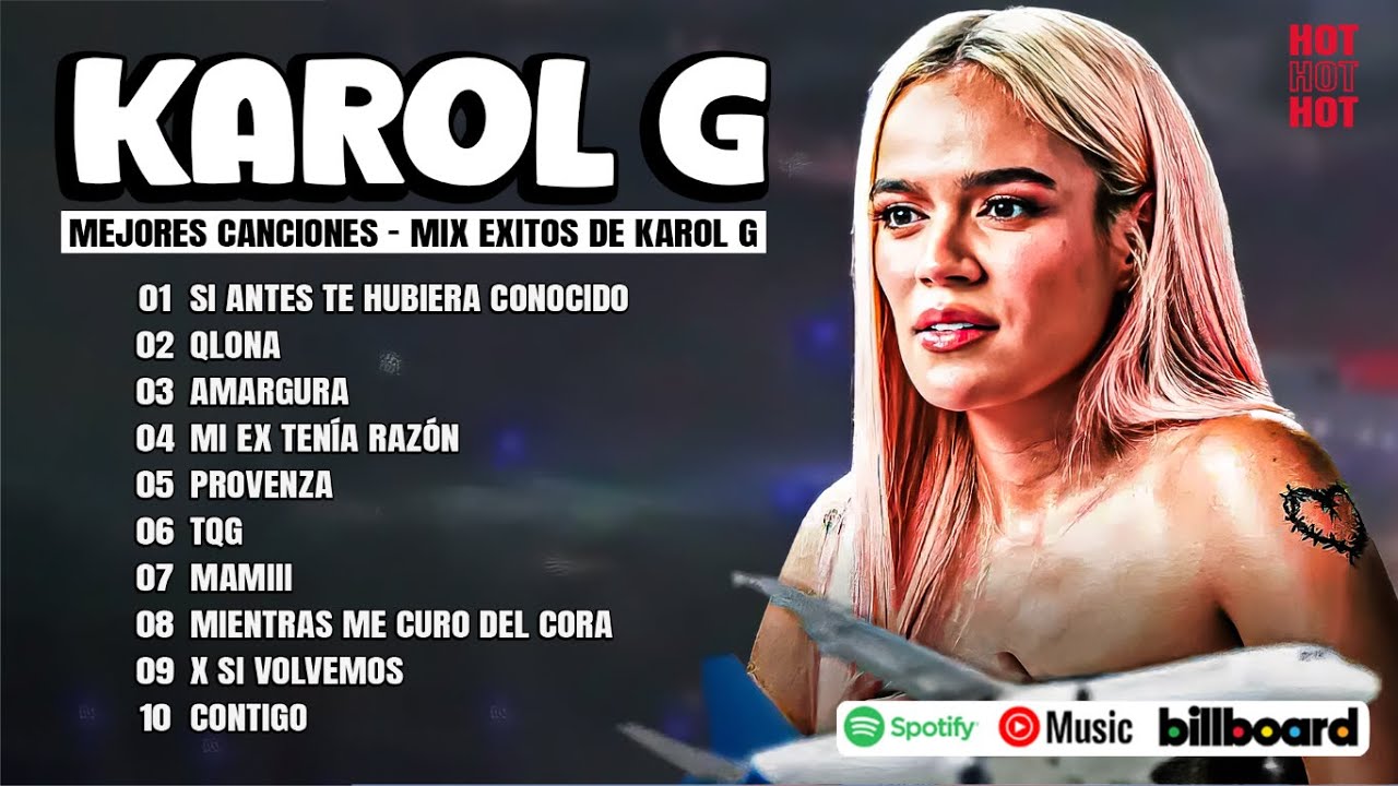 Karol G 2024 - Mejores Canciones de Karol G - Grandes Éxitos De Karol G