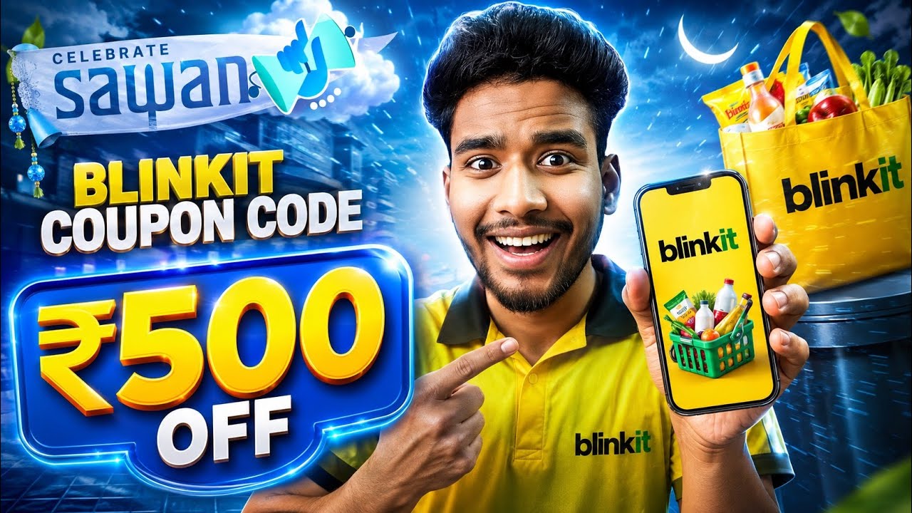 Blinkit Coupon Code Today ⚡ Blinkit New Offer | Latest Blinkit Discounts, Free Delivery & Savings 💛
