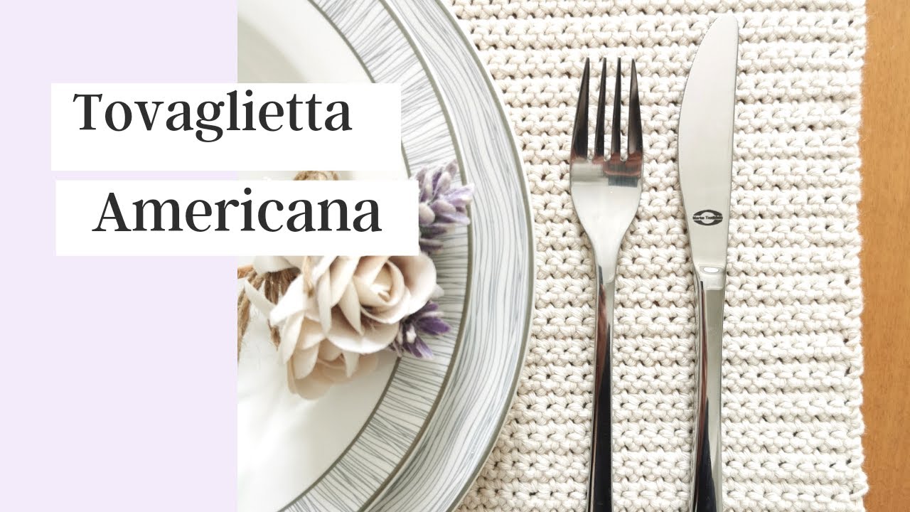 Tovaglietta Americana | Facciamolo insieme #uncinetto #crochet