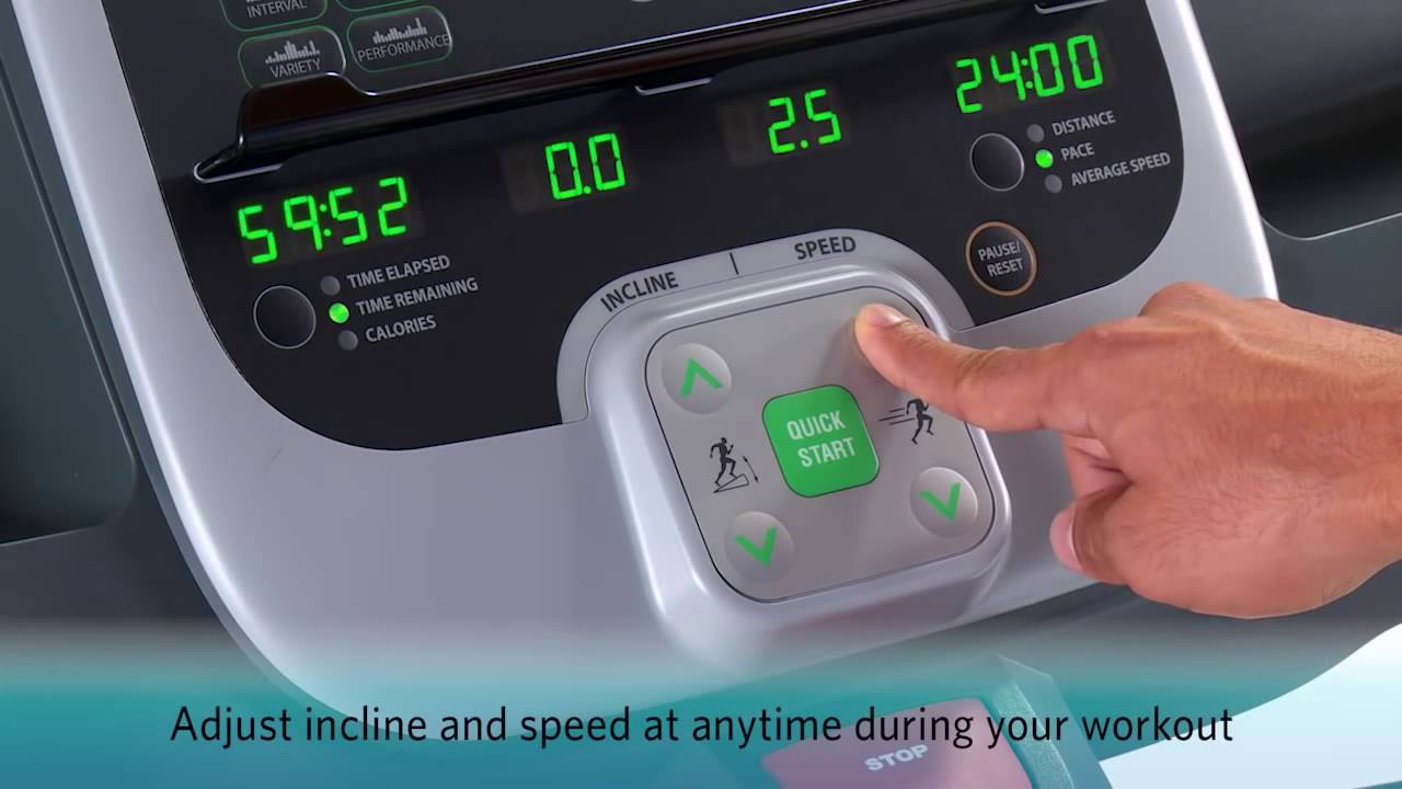 PRECOR 932i Treadmill Operation