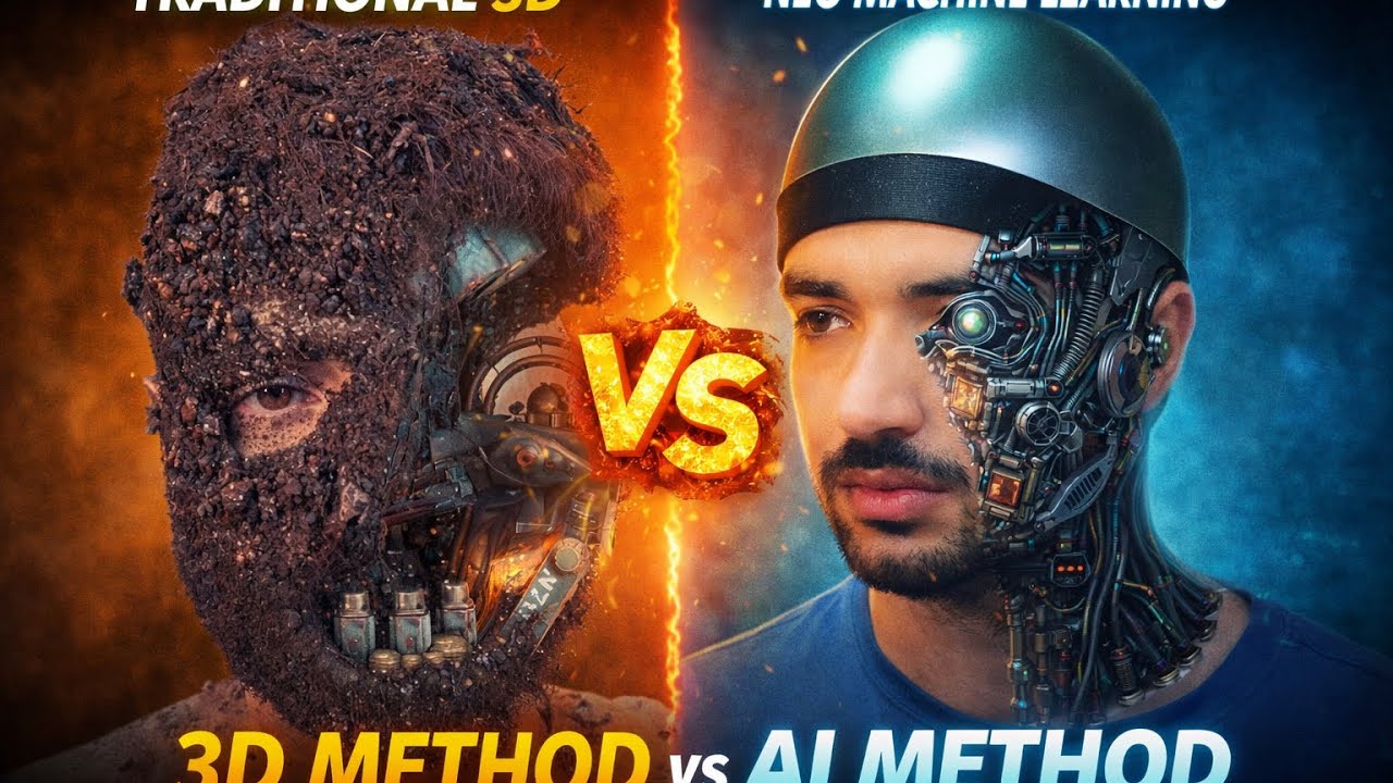 Traditional VFX vs AI Machine Learning VFX &ndash; Houdini & Nuke vs ComfyUI