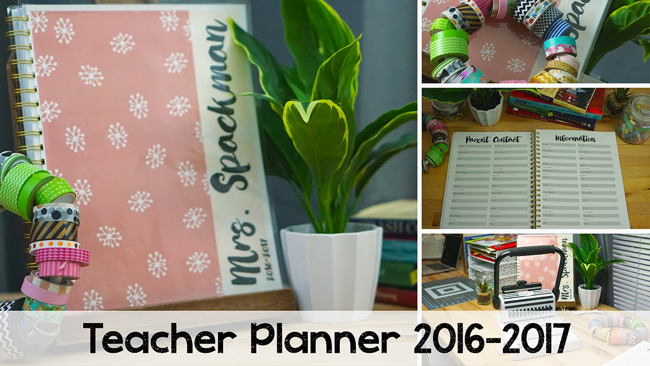 Teacher Planner 2016 -2017  ~ The Lettered Classroom Walkthrough