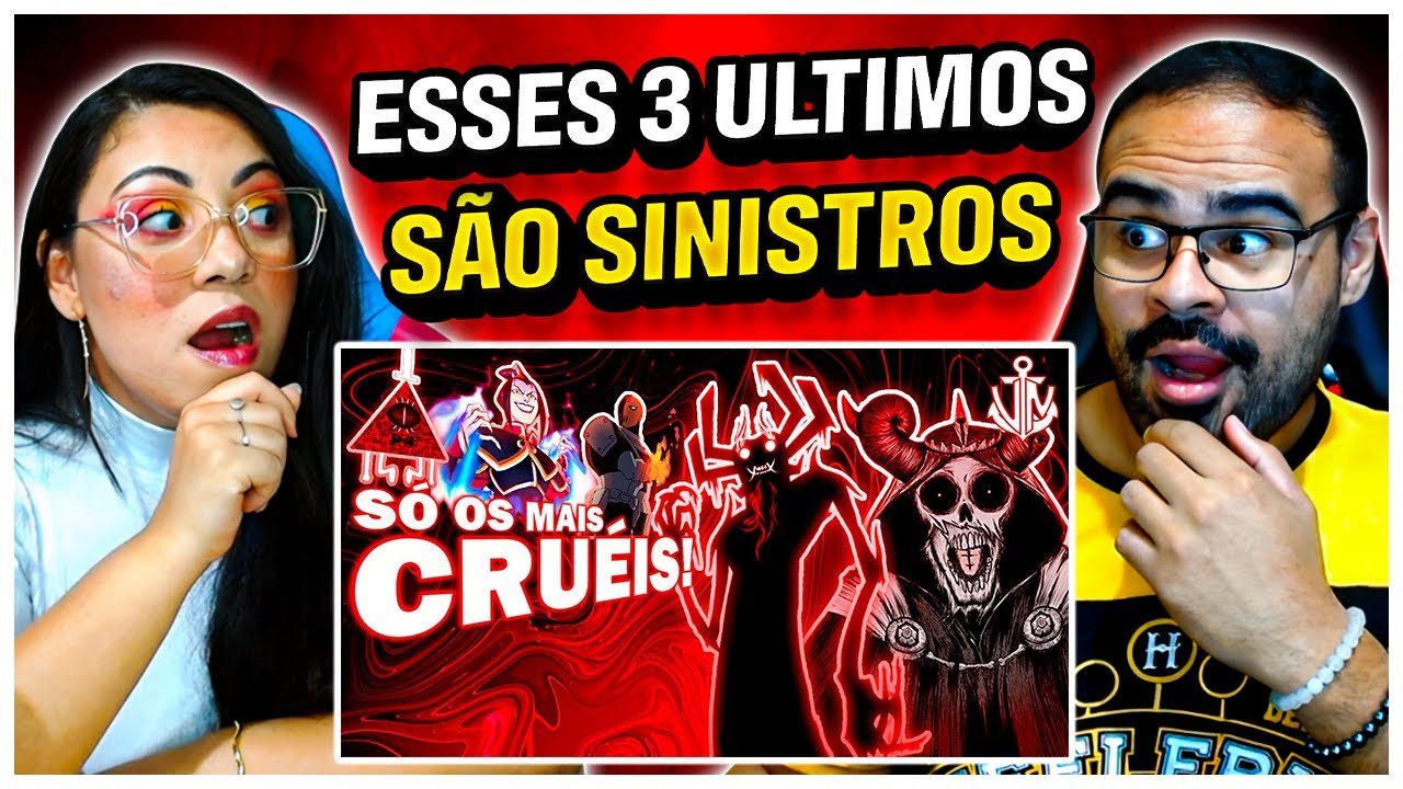 REACT VÍCIO NERD | Vilões de DESENHOS que são PURA MALDADE! 😈🔥