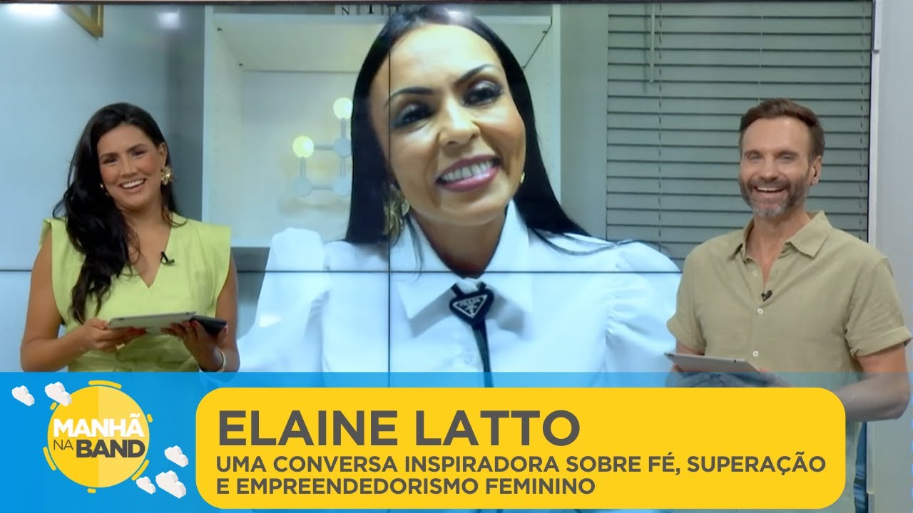 Da fé ao sucesso: a história inspiradora de Elaine Latto na estética | Manhã na Band| MANHÃ NA BAND