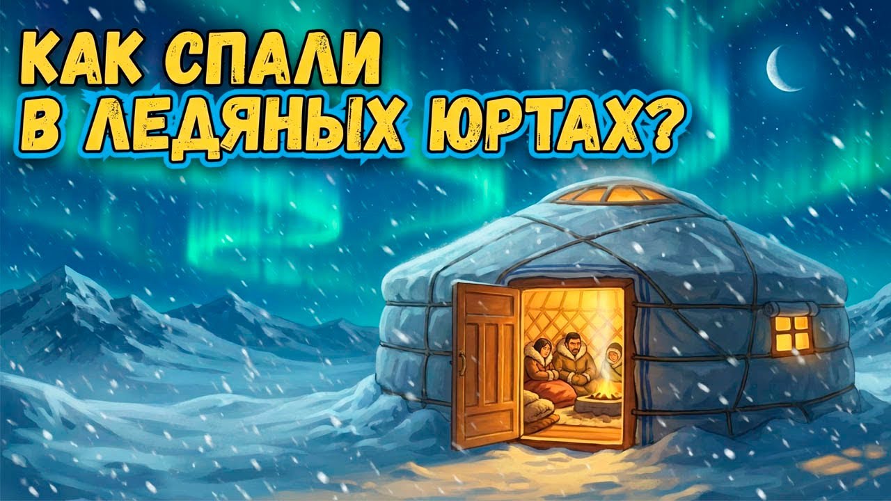 КАК СПАЛИ В ЮРТЕ ВО ВРЕМЯ СНЕЖНОГО БУРАНА? 🌛 Лекция для сна