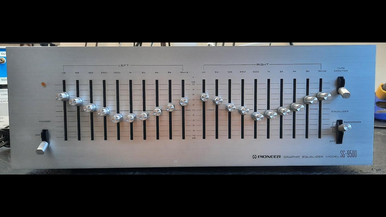 Pioneer SG 9500 Equalizer Full Service - Recap And Re-Transistor and Pot and Switch Cleaning