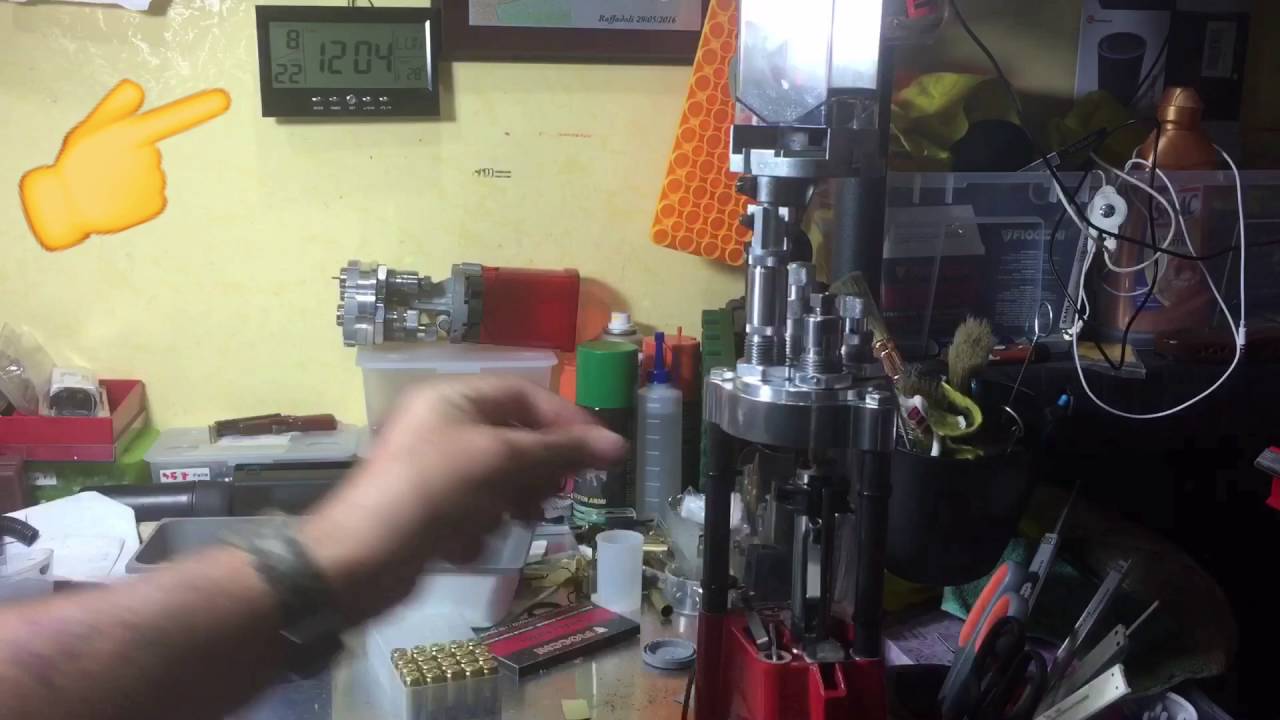 Tempo di ricarica per 50 colpi 9x21. Lee turret pressa semiprogressiva.