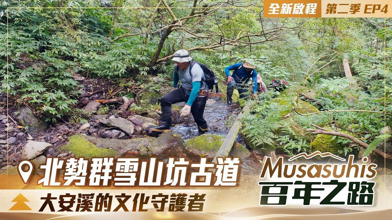 【musasuhis百年之路】第二季  EP４大安溪的文化守護者｜北勢群雪山坑古道