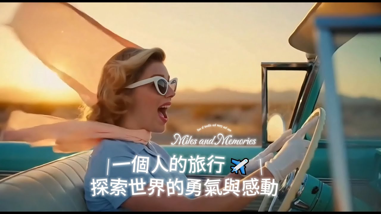 **一個人旅行 ✈️ 背包客的冒險 BGM | 探索世界的勇氣與感動_Pop_Miles and Memories《里程與回憶》#pop #travel #流行 #旅行  #aimusic