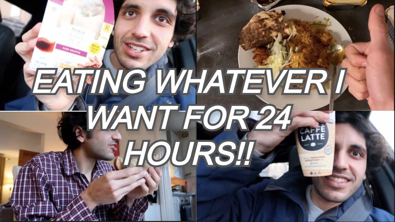 CHEAT DAY! Eating Anything I Want For 24 Hours!
