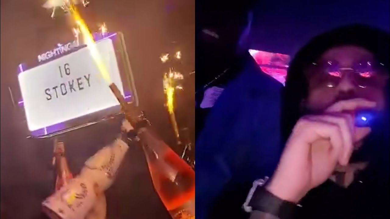 Turk For The Streets Out In LA Club Throwing Money In The Air And Enjoying Life | Audio Saviours