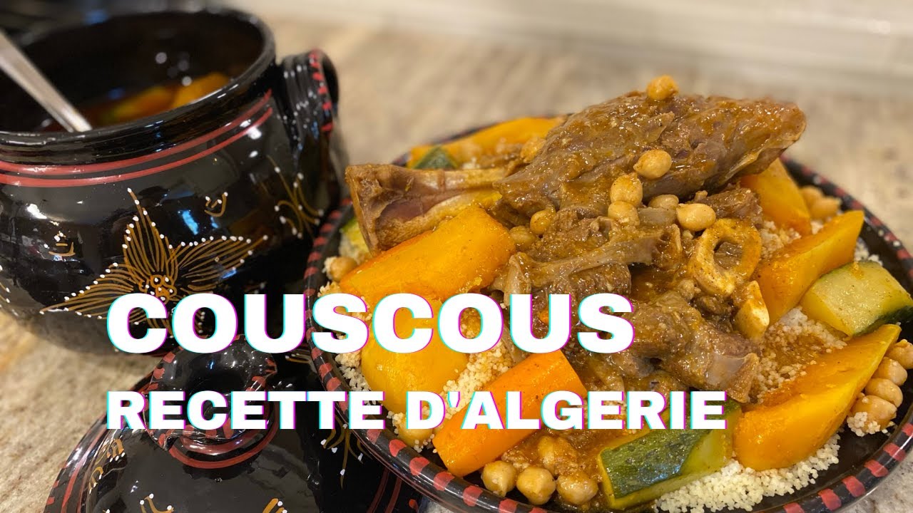 Couscous d'Alg&eacute;rie en sauce rouge et l&eacute;gumes d'automne , vous ne ferez plus le couscous autrement