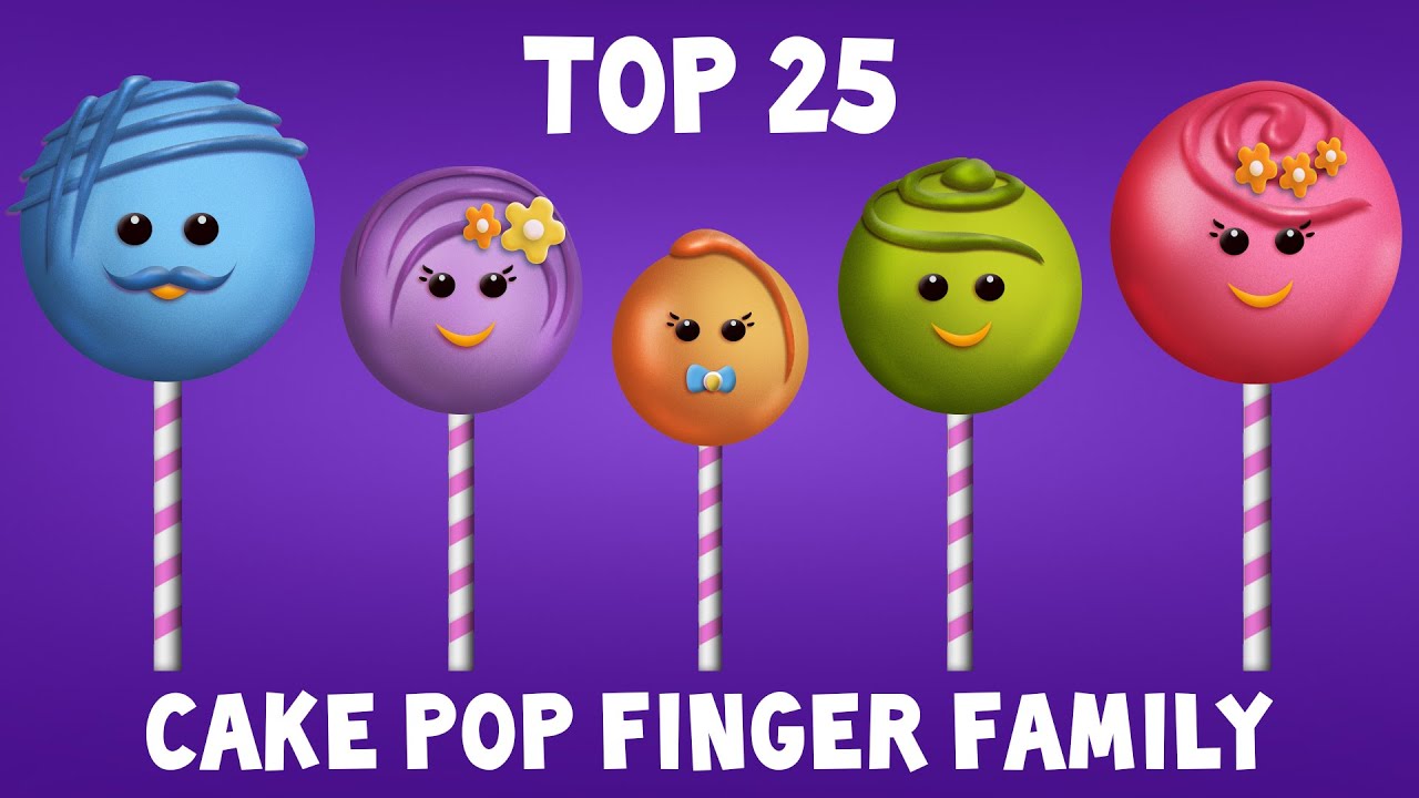 Cake Pop Finger Family Collection | Top 25 Finger Family Collection | Finger Family Songs