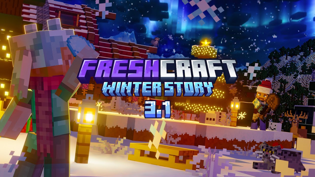 CHRISTMAS MINECRAFT 1.20.1 - FRESHCRAFT 3.1 Winter Story