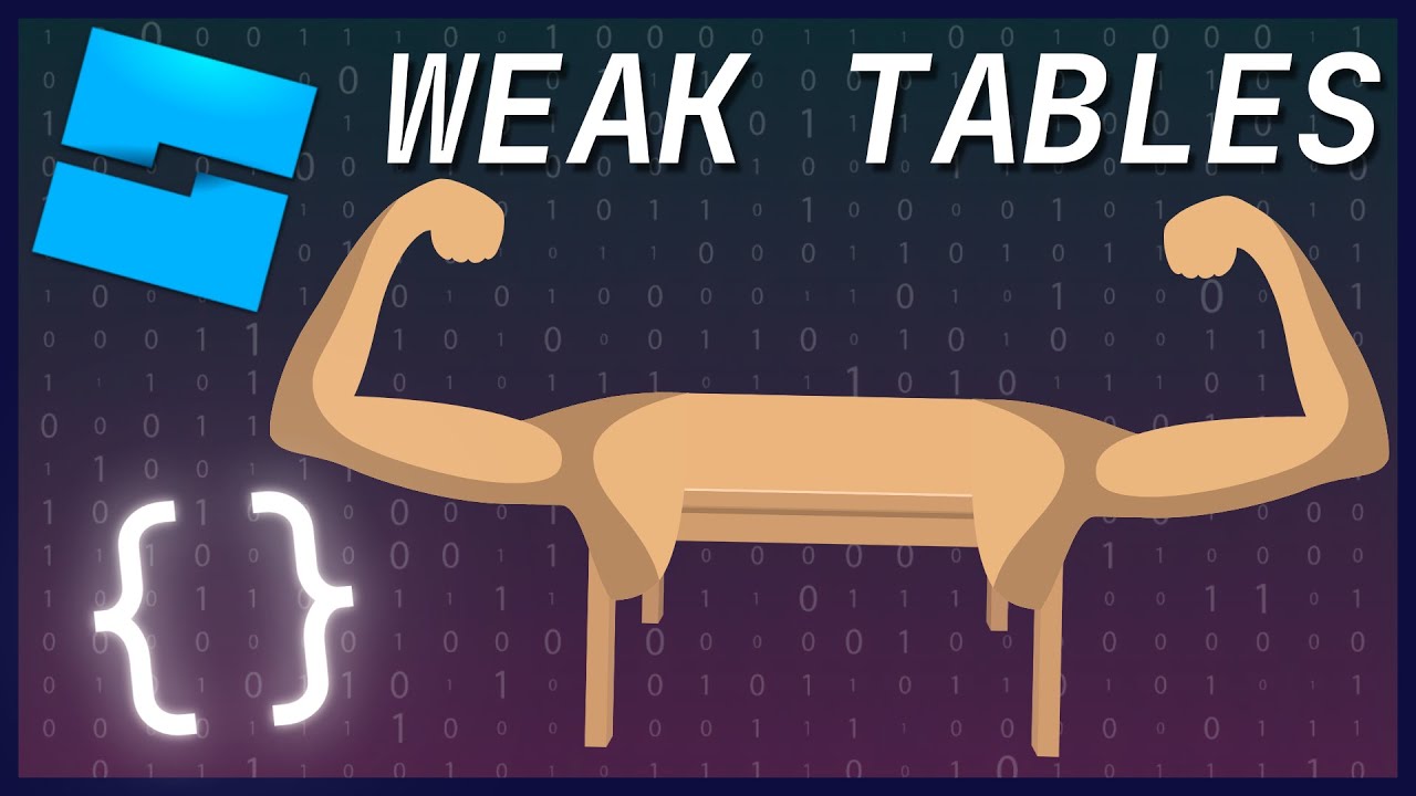 Roblox WEAK tables & how to use them