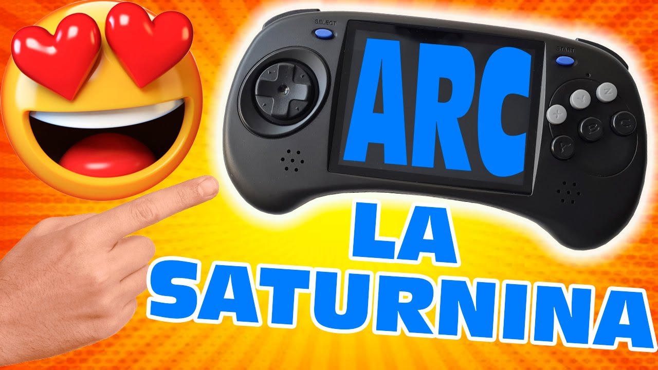 ✅Descubre la ANBERNIC RG ARC 💖La consola retro Super SATURN que Soñabas