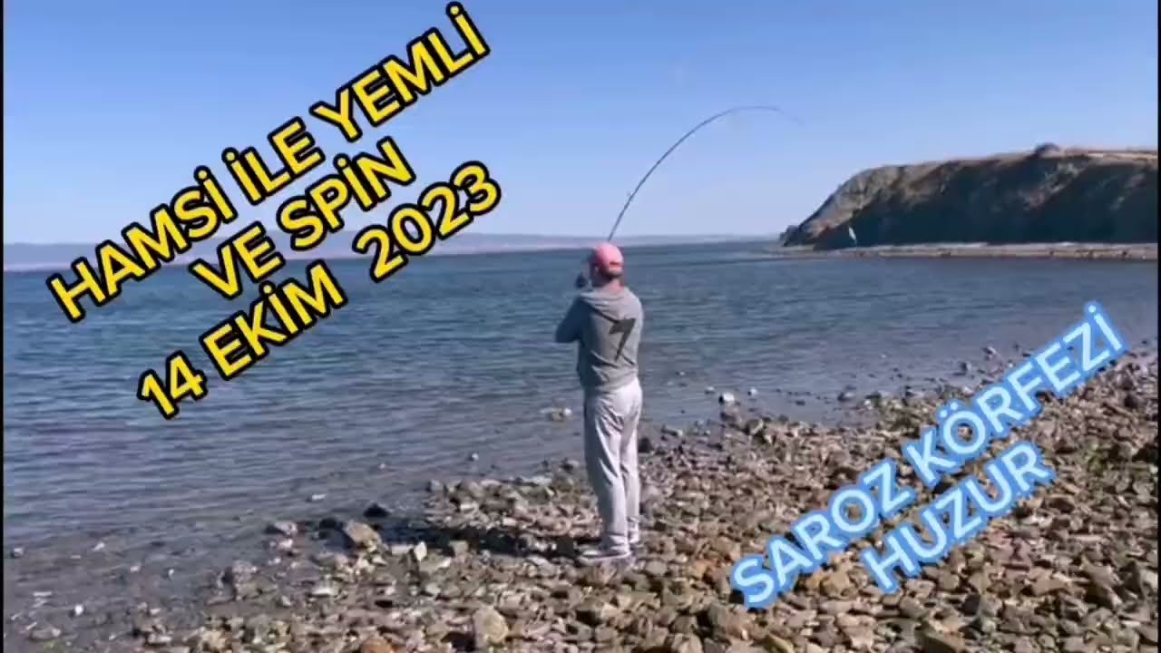 YEMLİ BALIK AVI. SABAH SUYU VE SPİN DENEDİK.SAROZ KÖRFEZ indeyiz. DOGA VE MAVİ DENİZ ÇOK GÜZEL.
