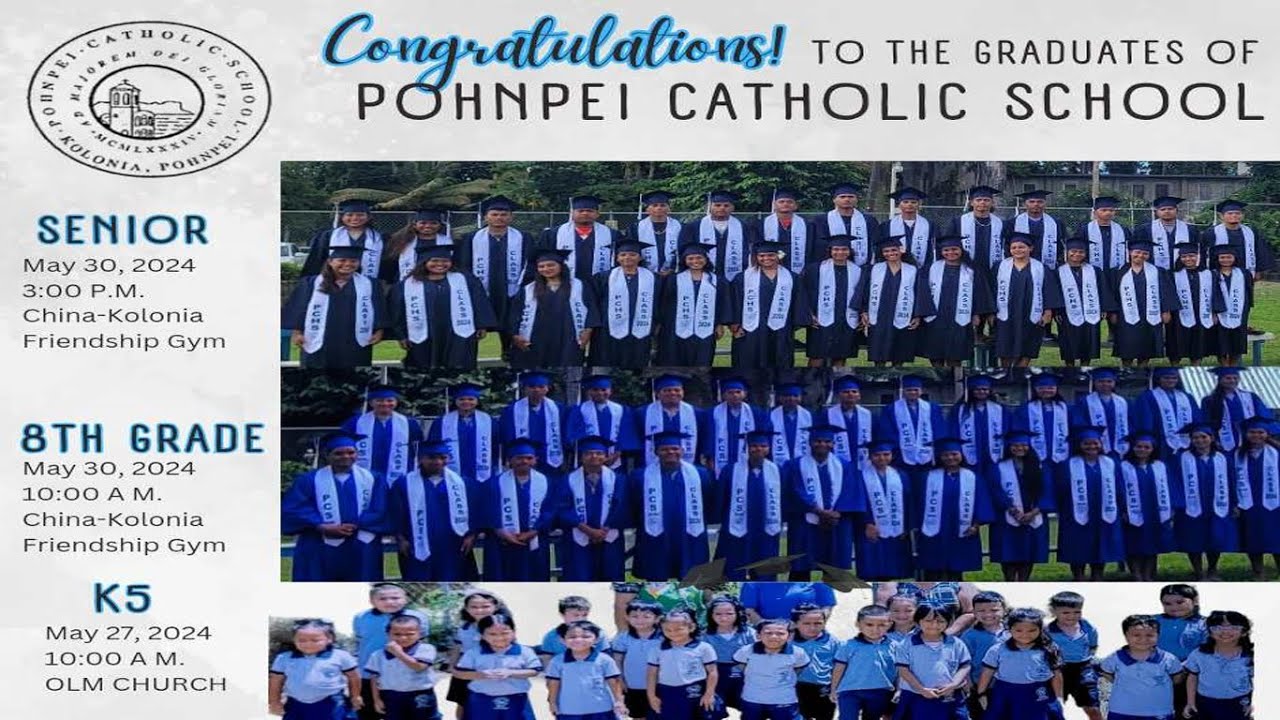 POHNPEI CATHOLIC SCHOOL SENIOR'S GRADUATION 2024