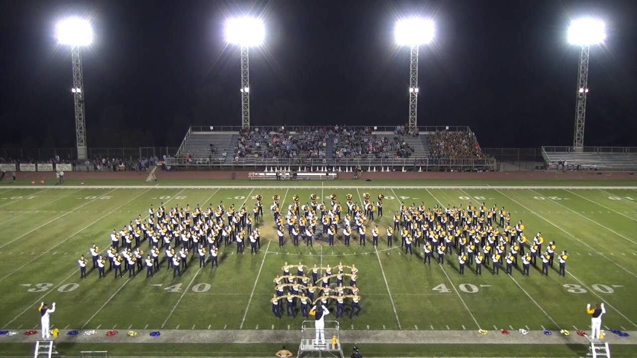 Butler Golden Tornado Marching Band Sept 16 2016 half time show