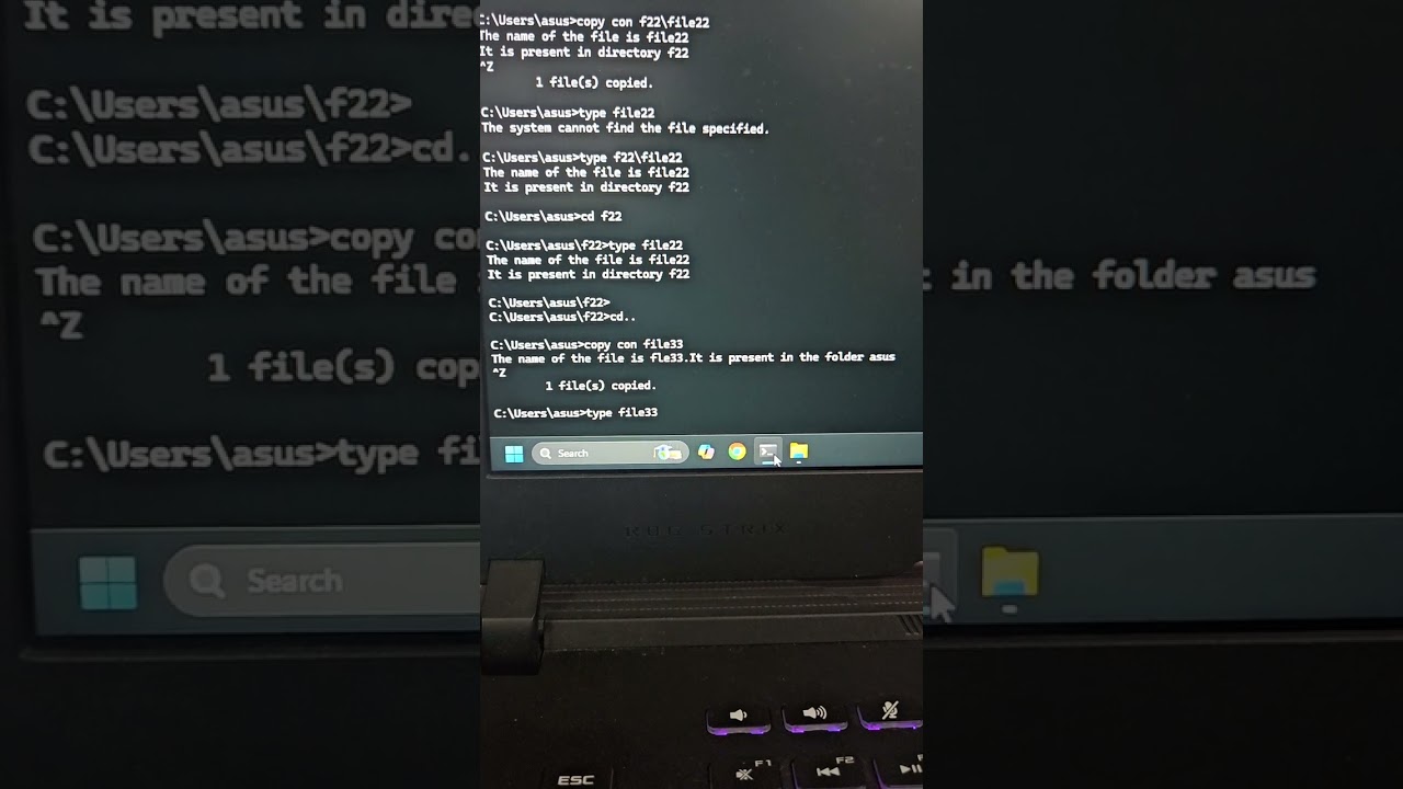 Copying one file to another