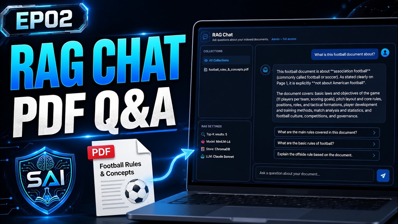 RAG Chatbot Demo EP02 | PDF Question Answering with Retrieval Augmented Generation