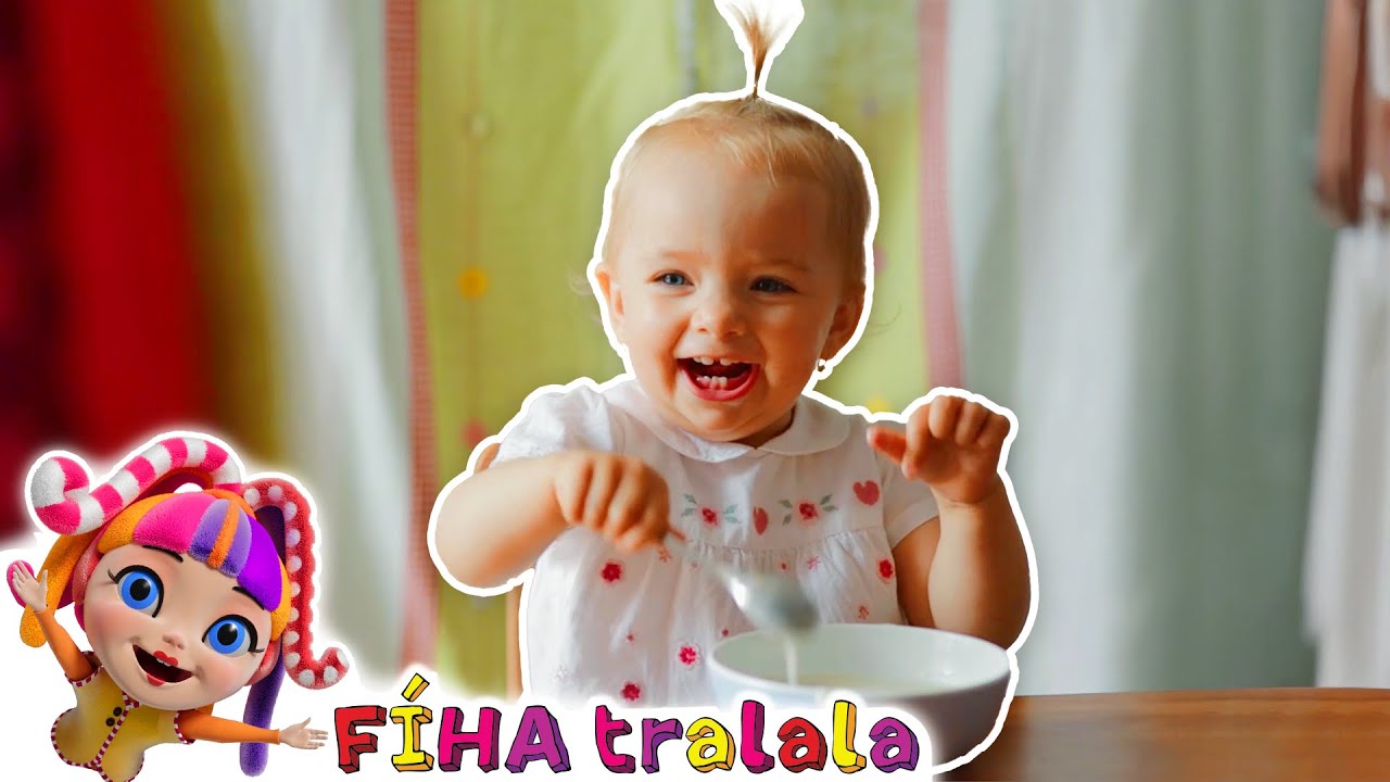 F&Iacute;HA tralala - Aj ja r&aacute;d pap&aacute;m 👶🥕🍎 | Najlep&scaron;ia pesnička o jedle a zdravom stravovan&iacute; pre deti!